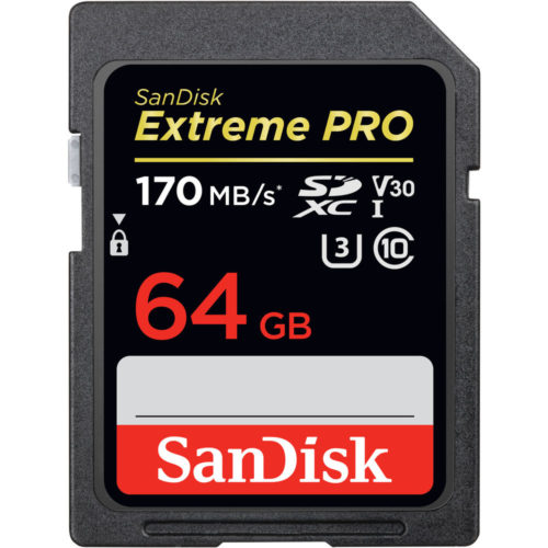 SanDisk 64GB Extreme PRO UHS-I SDXC Memory Card Memory Cards | Landscape Photo Gear |