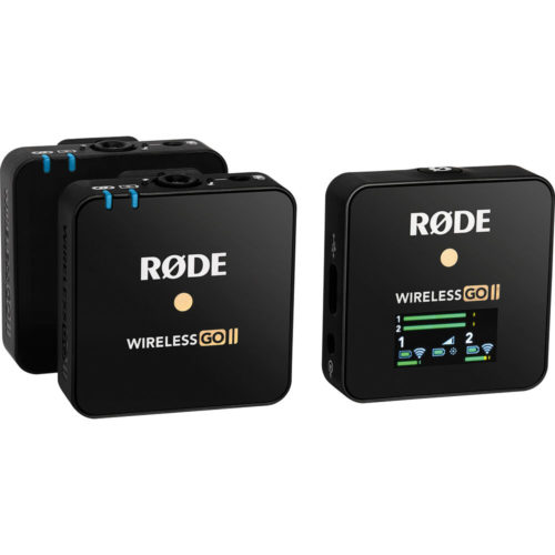 Rode Wireless GO II 2-Person Compact Digital Wireless Microphone System/Recorder (2.4 GHz, Black) Wireless Microphones | Landscape Photo Gear |