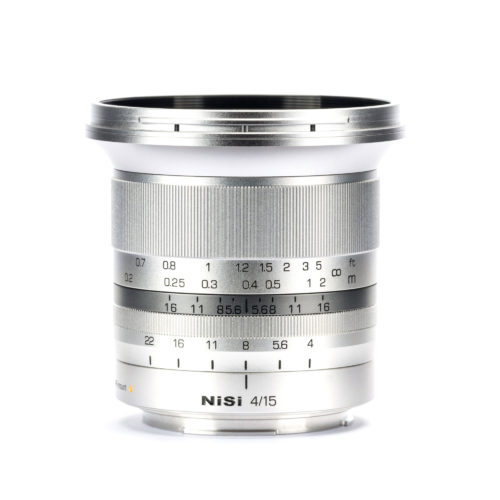 NiSi 15mm f/4 Sunstar Super Wide Angle Full Frame ASPH Lens in Silver (Sony E Mount) Sony E Lenses | Landscape Photo Gear |