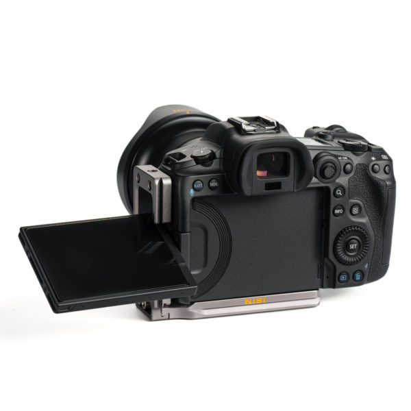 NiSi PRO NLP-CG Adjustable L Bracket for Camera with Flip Out Screen (Tripod mount point in the middle of the camera base) Free L Bracket | Landscape Photo Gear | 14