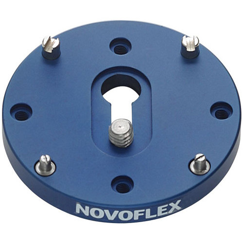 Novoflex QPL-6×6 Arca-Type Quick Release Plate for Q-Base System, 6.1cm Round for Medium Format – with 1/4-20 & 3/8″ Screws and Anti-Twist Pins Special Order | Landscape Photo Gear |