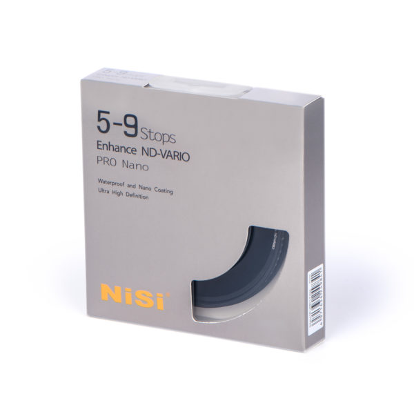 NiSi 40.5mm ND-VARIO Pro Nano 5-9 stops Enhanced Variable ND Circular Filters | Landscape Photo Gear | 12