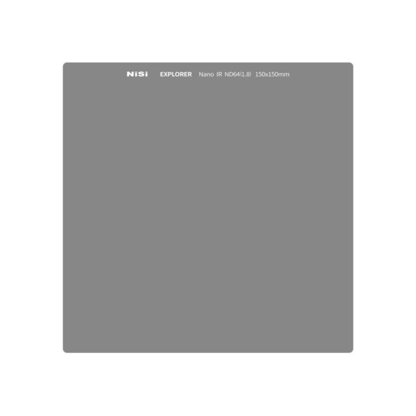 NiSi Explorer Collection 150x150mm Nano IR Neutral Density filter – ND64 (1.8) – 6 Stop 150mm Filters | Landscape Photo Gear |