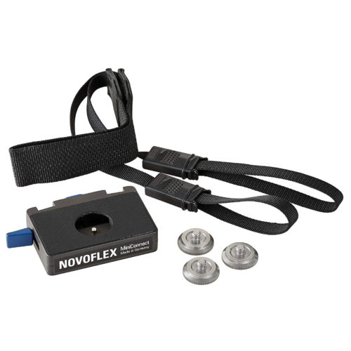Novoflex MC-PROFI MiniConnect Quick Release Adapter with Three 1/4″-20 Quick Release Plates & Strap Tripod Bags, Parts & Accessories | Landscape Photo Gear |