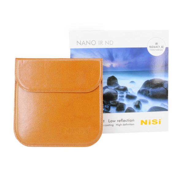 NiSi 100x100mm Nano IR Neutral Density filter – ND64 (1.8) – 6 Stop 100mm Filter System | Landscape Photo Gear | 2
