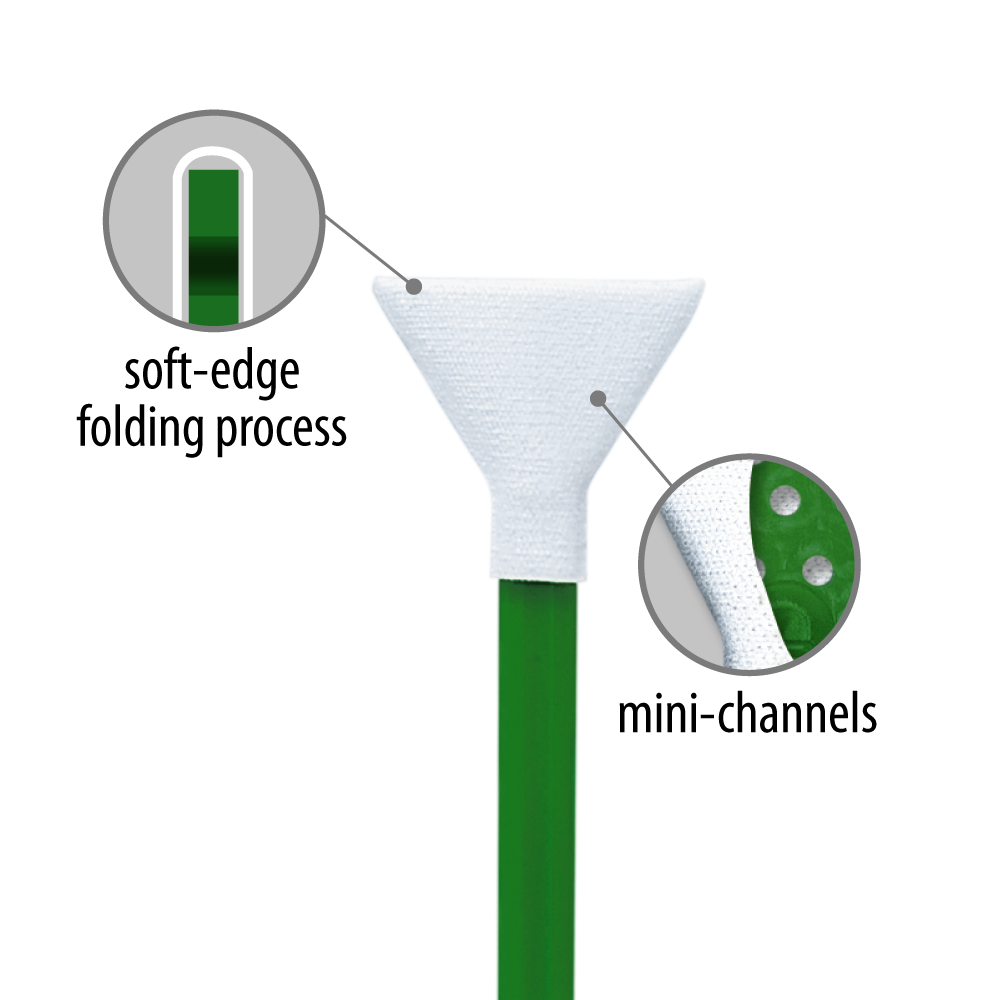 VisibleDust Green Ultra MXD-100 1.0x Vswabs (12 Pack) with bonus CurVswab and Corner Swabs | Landscape Photo Gear 4 VisibleDust Green Ultra MXD-100 1.0x Vswabs (12 Pack) with bonus CurVswab and Corner Swabs Sensor Cleaning Swabs | Landscape Photo Gear | 4