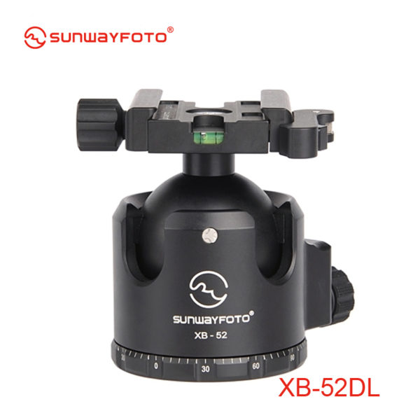 Sunwayfoto XB-52DL Low-Profile Ball Head with Duo-lever Clamp Ball Heads | Landscape Photo Gear | 7