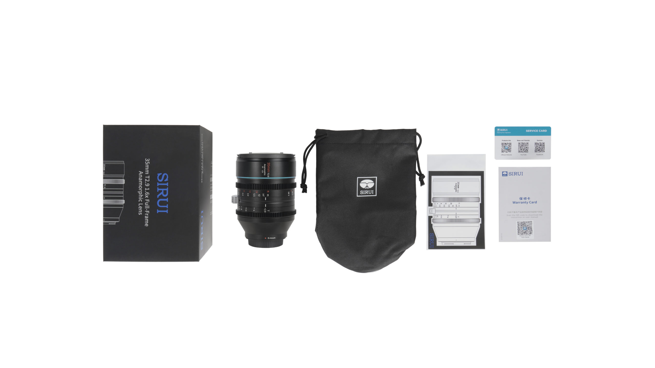 Sirui 35mm T2.9 1.6x Anamorphic lens for Canon RF Mount | Landscape Photo Gear 10 Sirui 35mm T2.9 1.6x Anamorphic lens for Canon RF Mount Anamorphic Lens | Landscape Photo Gear | 10