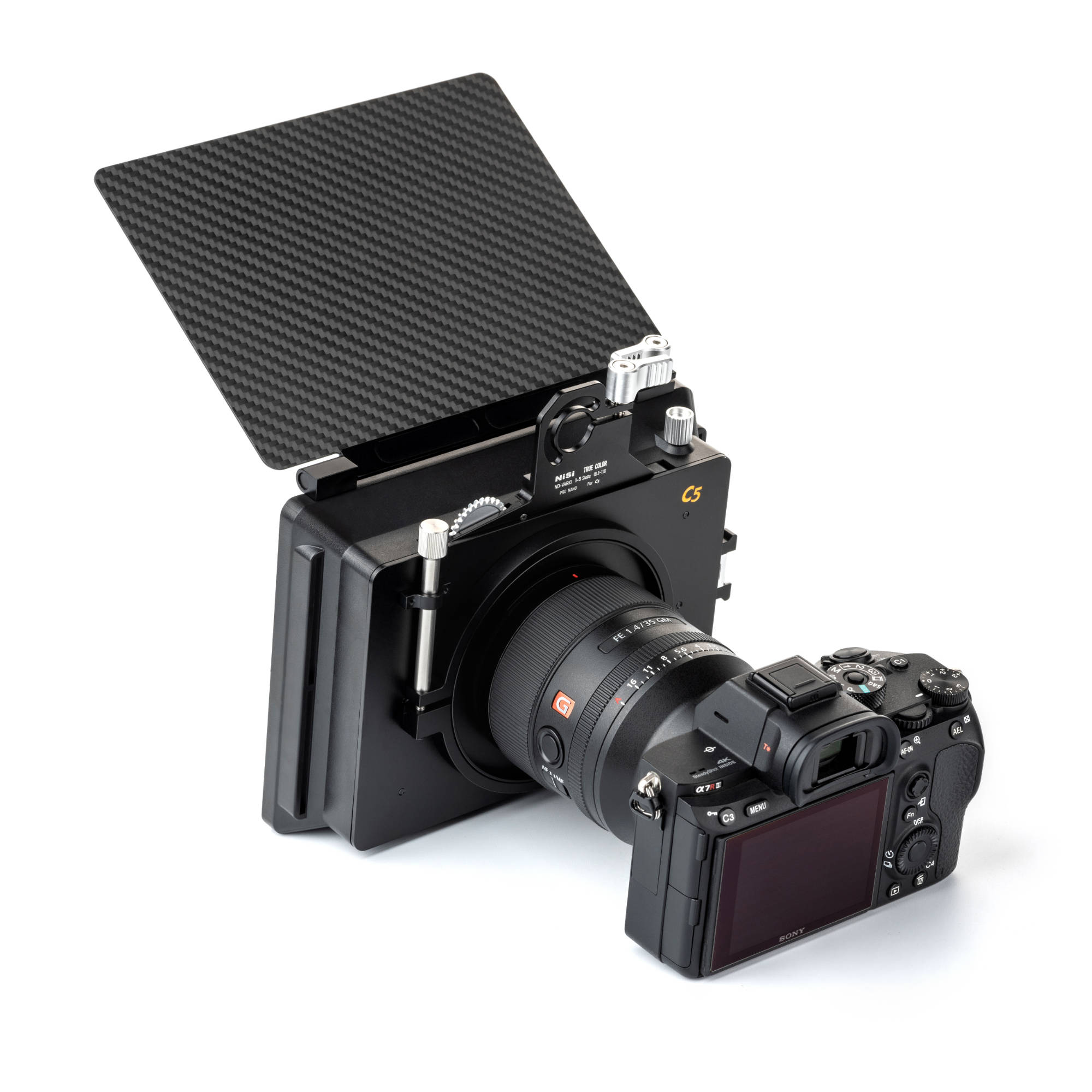 NiSi Cinema C5 Matte Box Filmmaker Kit (Matte Box, VND 1-5 Stops, 4 Stop ND, Black Mist 1/8, Adaptors and Pouch) | Landscape Photo Gear 32 NiSi Cinema C5 Matte Box Filmmaker Kit (Matte Box, VND 1-5 Stops, 4 Stop ND, Black Mist 1/8, Adaptors and Pouch) Matte Boxes | Landscape Photo Gear | 32