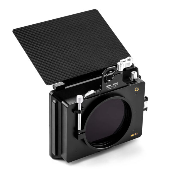 NiSi Cinema C5 Matte Box Filmmaker Kit (Matte Box, VND 1-5 Stops, 4 Stop ND, Black Mist 1/8, Adaptors and Pouch) Matte Boxes | Landscape Photo Gear |