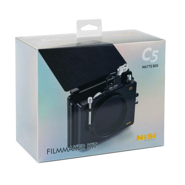 NiSi Cinema C5 Matte Box Filmmaker Kit (Matte Box, VND 1-5 Stops, 4 Stop ND, Black Mist 1/8, Adaptors and Pouch) Matte Boxes | Landscape Photo Gear | 21