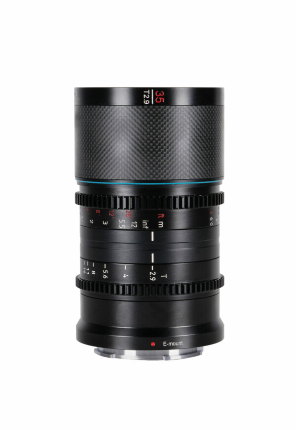 Sirui 35mm T2.9 1.6x Carbon Fiber Anamorphic lens for Fuji X Mount (Blue Flare) Anamorphic Lens | Landscape Photo Gear | 7