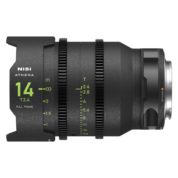 NiSi ATHENA PRIME Full Frame Cinema Lens Kit with 5 Lenses 14mm T2.4, 25mm T1.9, 35mm T1.9, 50mm T1.9, 85mm T1.9 + Hard Case (RF Mount) Cinema Lens | Landscape Photo Gear | 2