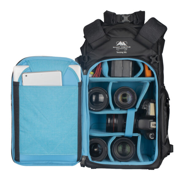 Summit Creative Medium Rolltop Camera Backpack Tenzing 30L (Black) Camera Backpacks | Landscape Photo Gear | 12