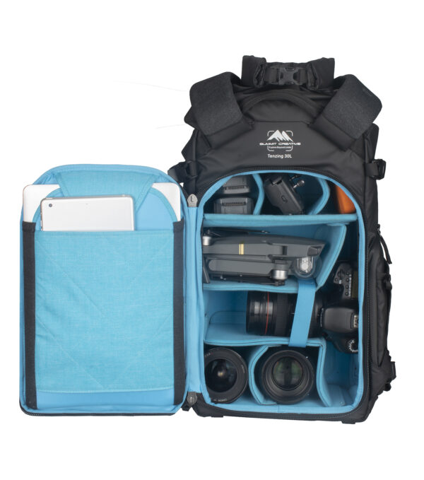Summit Creative Medium Rolltop Camera Backpack Tenzing 30L (Black) Camera Backpacks | Landscape Photo Gear | 11