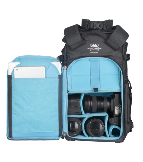 Summit Creative Medium Rolltop Camera Backpack Tenzing 30L (Black) Camera Backpacks | Landscape Photo Gear | 10