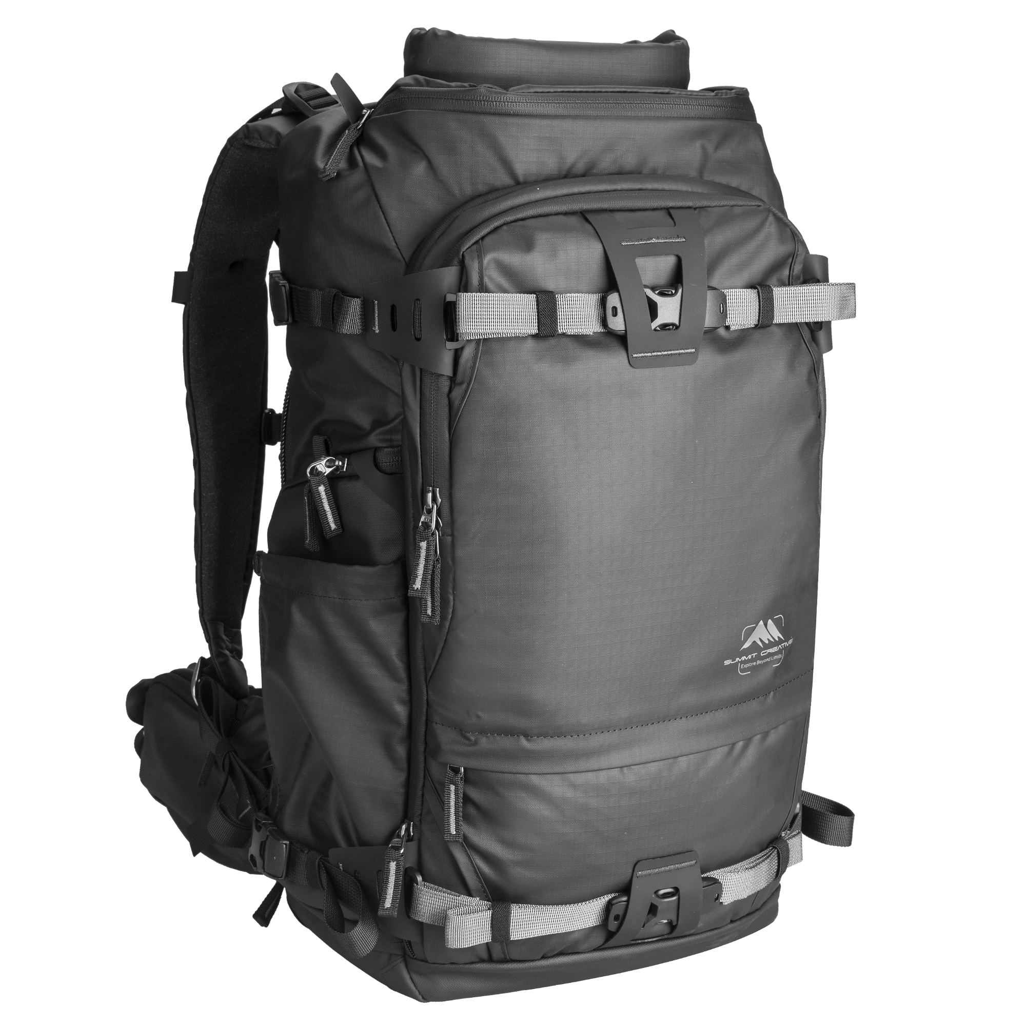 Summit Creative Medium Rolltop Camera Backpack Tenzing 30L (Black) | Landscape Photo Gear 2 Summit Creative Medium Rolltop Camera Backpack Tenzing 30L (Black) Camera Backpacks | Landscape Photo Gear | 2