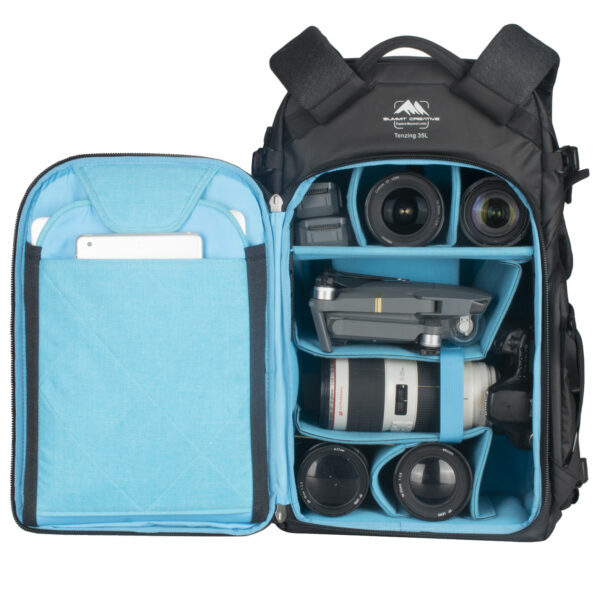 Summit Creative Large Camera Backpack Tenzing 35L (Black) Camera Backpacks | Landscape Photo Gear | 8