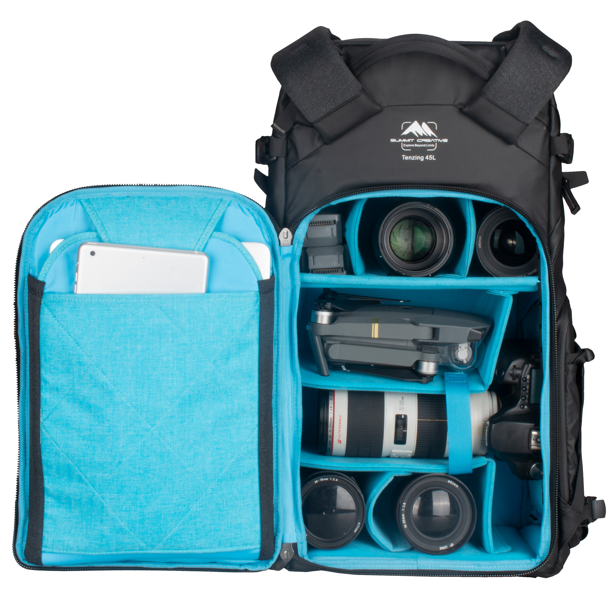 Summit Creative XLarge Camera Backpack Tenzing 45L (Blue) | Landscape Photo Gear 7 Summit Creative XLarge Camera Backpack Tenzing 45L (Blue) Camera Backpacks | Landscape Photo Gear | 7