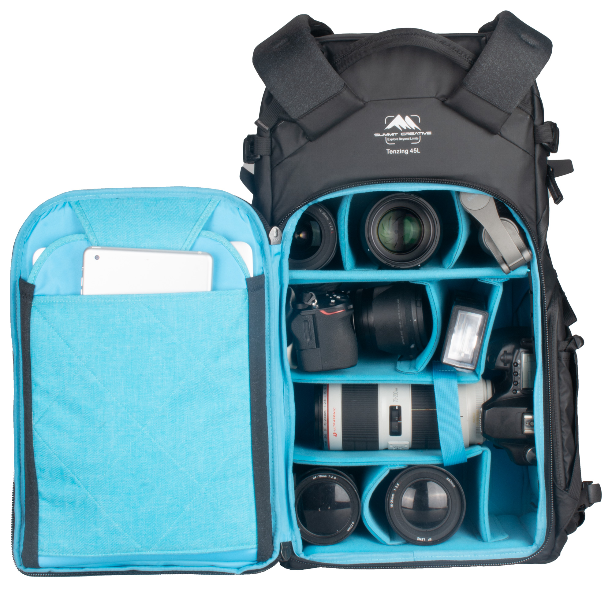 Summit Creative XLarge Camera Backpack Tenzing 45L (Blue) | Landscape Photo Gear 9 Summit Creative XLarge Camera Backpack Tenzing 45L (Blue) Camera Backpacks | Landscape Photo Gear | 9