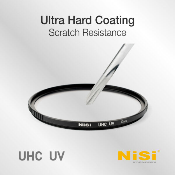 NiSi 72mm UHC UV Protection Filter with 18 Multi-Layer Coatings UHD | Ultra Hard Coating | Nano Coating | Scratch Resistant Ultra-Slim UV Filter UV & Protector Filters | Landscape Photo Gear | 6