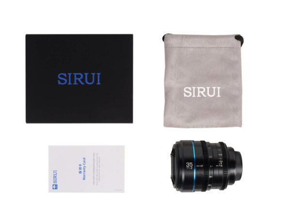 Sirui Nightwalker 35mm T1.2 S35 Cine Lens for Fuji X Mount – Black APSC/S35 | Landscape Photo Gear | 8