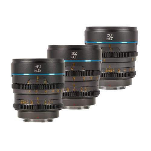Sirui Nightwalker T1.2 S35 Cine Lens Set for Fuji X Mount – Gun Metal Gray APSC/S35 | Landscape Photo Gear |