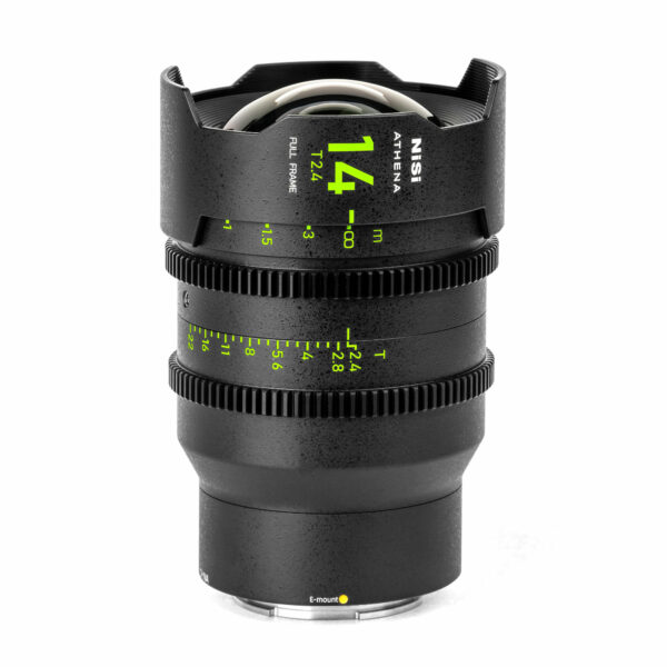 NiSi 14mm ATHENA PRIME Full Frame Cinema Lens T2.4 (E Mount | No Drop In Filter) Sony E Lenses | Landscape Photo Gear | 2