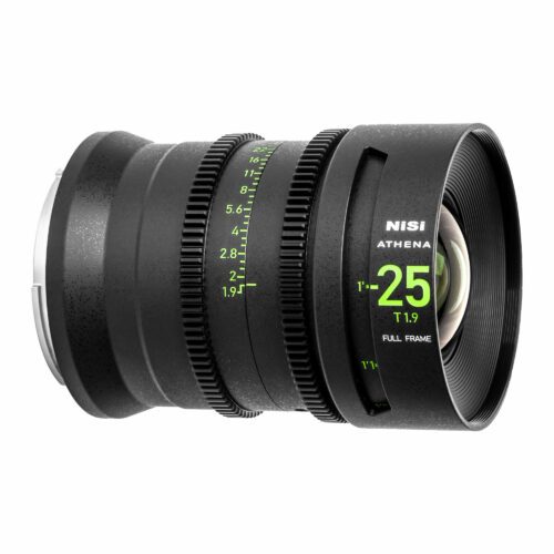NiSi 25mm ATHENA PRIME Full Frame Cinema Lens T1.9 (G Mount | No Drop In Filter) Cinema Lens | Landscape Photo Gear |