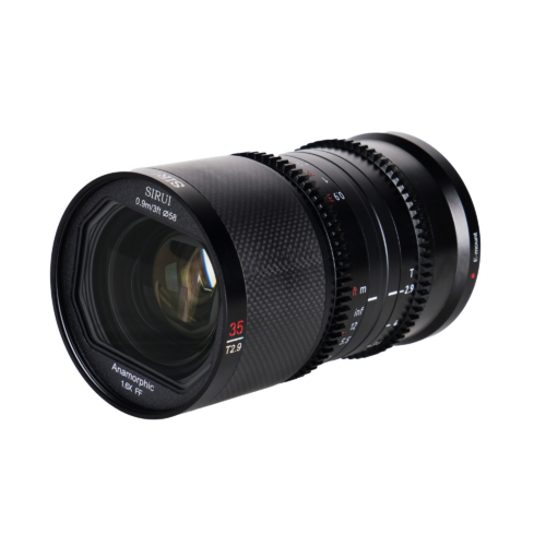 Sirui 35mm T2.9 1.6x Carbon Fiber Anamorphic lens for Nikon Z Mount (Blue Flare) Anamorphic Lens | Landscape Photo Gear |