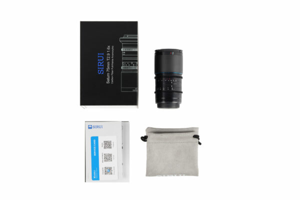 Sirui 75mm T2.9 1.6x Carbon Fiber Anamorphic lens for DJI DL Mount (Neutral Flare) Anamorphic Lens | Landscape Photo Gear | 7