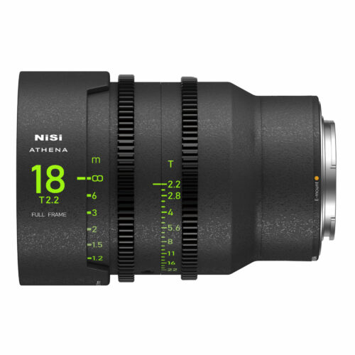 NiSi 18mm ATHENA PRIME Full Frame Cinema Lens T2.2 (E Mount | No Drop In Filter) Cinema Lens | Landscape Photo Gear |