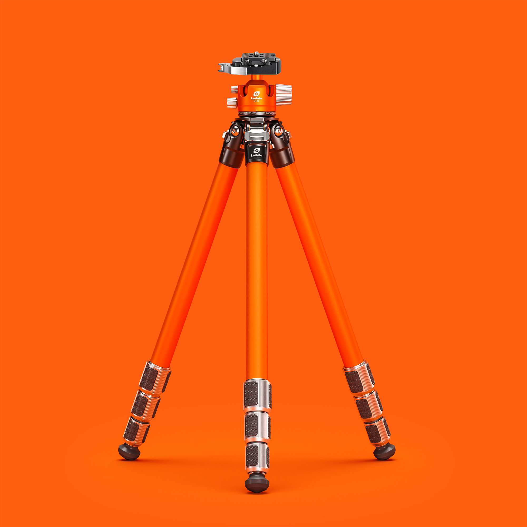 Leofoto LA-284C Athena Series 4 Section Water Resistant Carbon Fibre Tripod with Orange LH-36LR (Lever Release) Ball Head | Landscape Photo Gear 9 Leofoto LA-284C Athena Series 4 Section Water Resistant Carbon Fibre Tripod with Orange LH-36LR (Lever Release) Ball Head Camera Supports | Landscape Photo Gear | 9