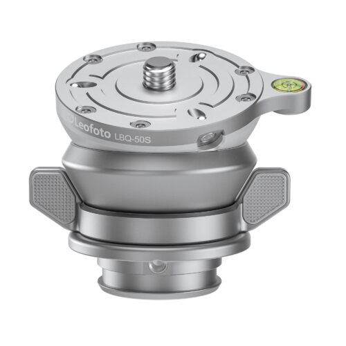 Leofoto LBQ-50S Silver 55mm Levelling Base for LQ-284 and LG-284 Tripods | Landscape Photo Gear Leofoto LBQ-50S Silver 55mm Levelling Base for LQ-284 and LG-284 Tripods Camera Supports | Landscape Photo Gear |