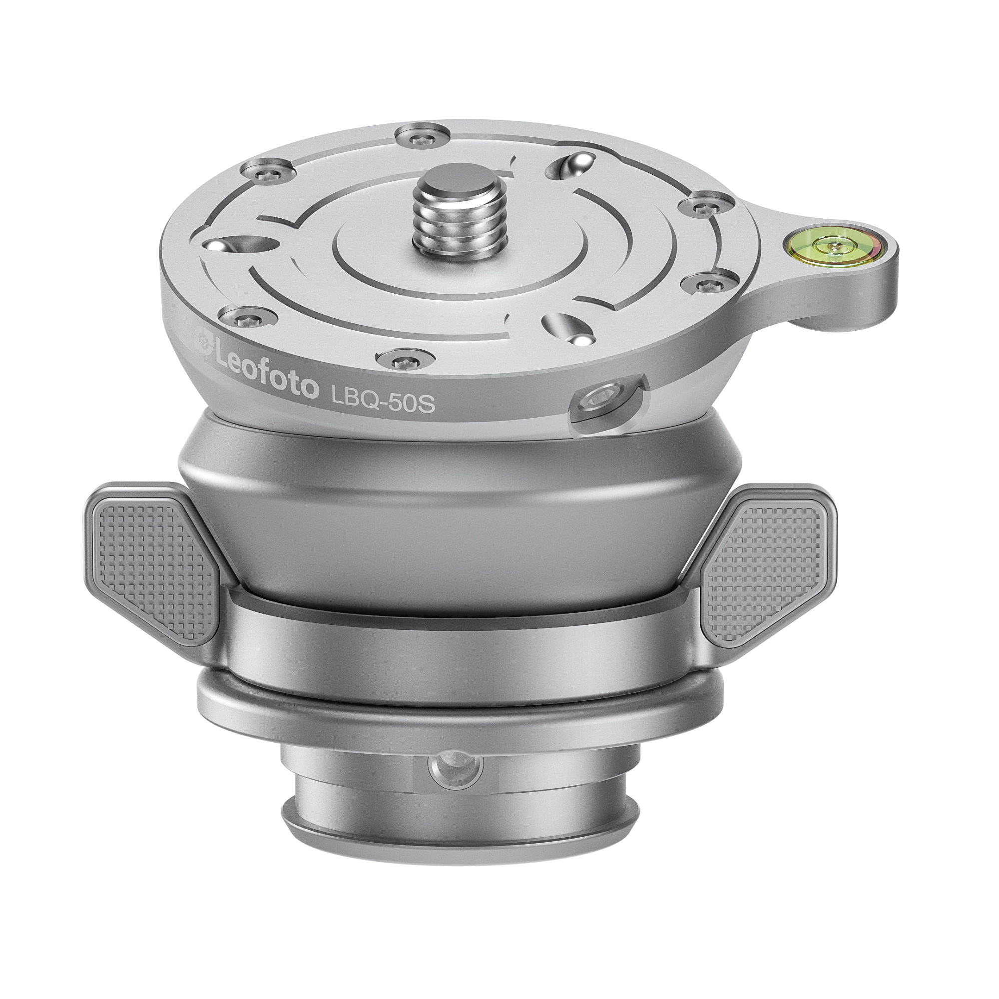 Leofoto LBQ-50S Silver 55mm Levelling Base for LQ-284 and LG-284 Tripods | Landscape Photo Gear Leofoto LBQ-50S Silver 55mm Levelling Base for LQ-284 and LG-284 Tripods Camera Supports | Landscape Photo Gear |