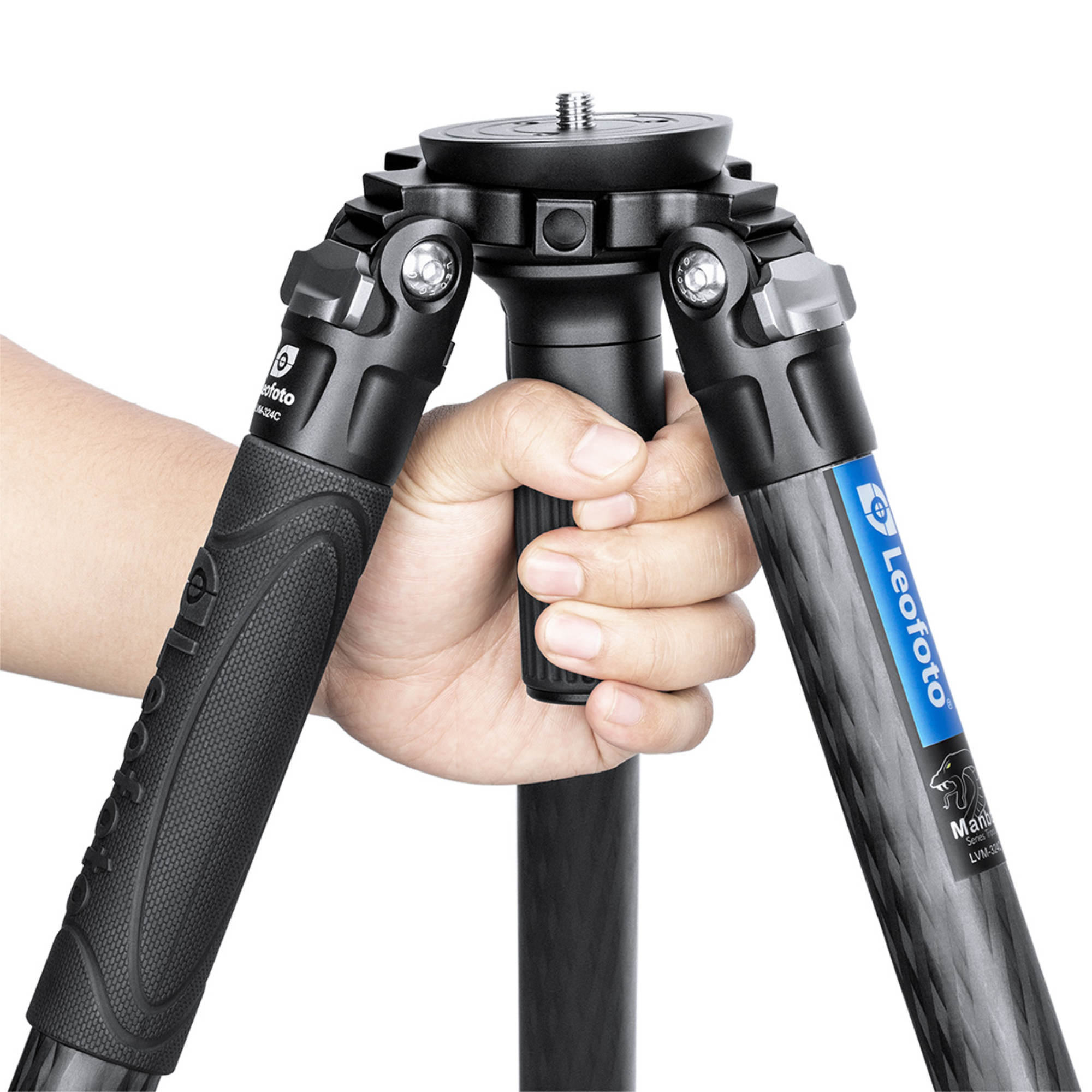 Leofoto LVM-324C Manba Video Series 4 Section Tripod with BV-15 Video Head | Landscape Photo Gear 7 Leofoto LVM-324C Manba Video Series 4 Section Tripod with BV-15 Video Head Leofoto Manba LV / LVM Series Video Tripods | Landscape Photo Gear | 7