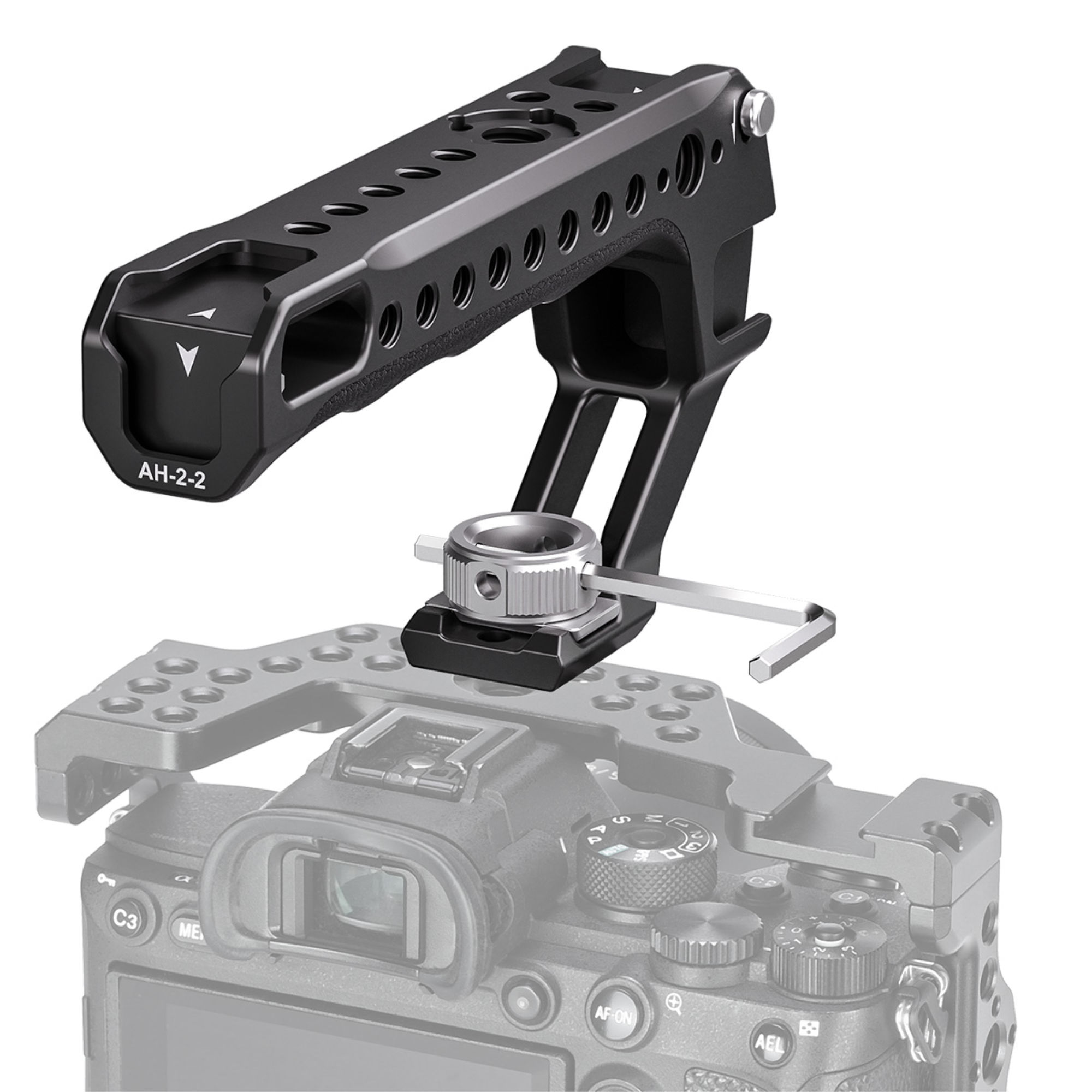 Leofoto AH-2-2 Top Handle with ARRI-Style Mount | Landscape Photo Gear 2 Leofoto AH-2-2 Top Handle with ARRI-Style Mount Camera Cage | Landscape Photo Gear | 2