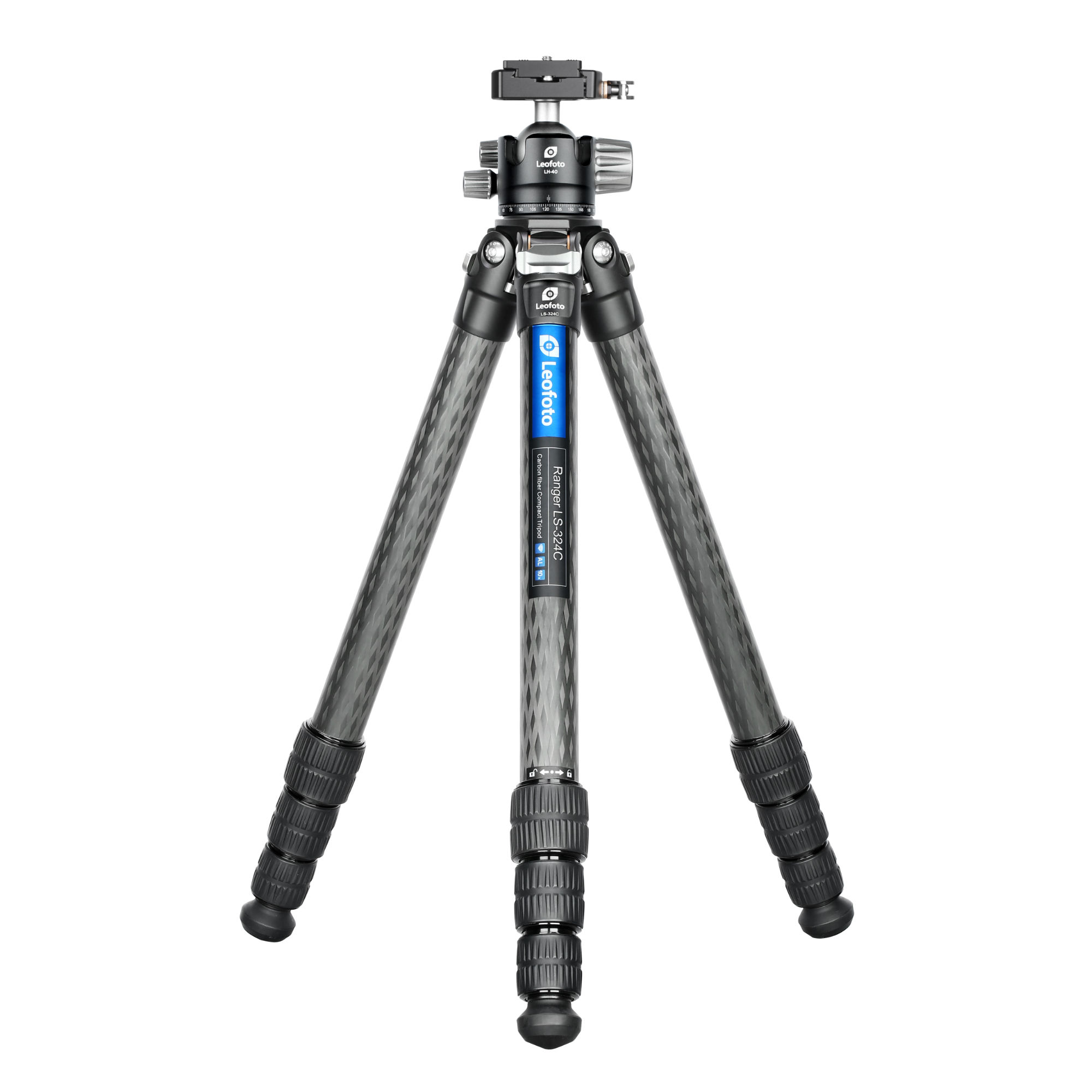 Leofoto LS-324C Ranger Series 4 Section Carbon Fibre Tripod with LH-40LR (Lever Release) Ball Head | Landscape Photo Gear Leofoto LS-324C Ranger Series 4 Section Carbon Fibre Tripod with LH-40LR (Lever Release) Ball Head Camera Supports | Landscape Photo Gear |