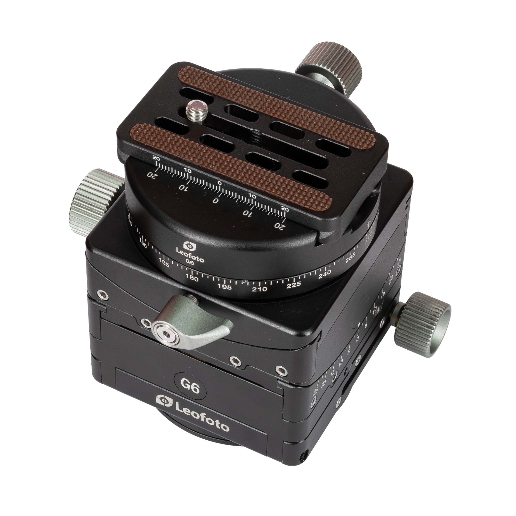 Leofoto G6 Geared Head with QP-70N QR Plate | Landscape Photo Gear 6 Leofoto G6 Geared Head with QP-70N QR Plate Leofoto Geared Heads | Landscape Photo Gear | 6