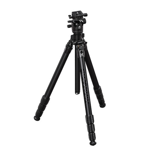 Leofoto LG-284C Black 4 Section Water Resistant Carbon Fibre Tripod with LH-36R Ball Head Camera Supports | Landscape Photo Gear |