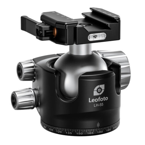Leofoto LH-55LSC Lever-Release Hybrid Clamp Ball Head Leofoto Outdoor Heads | Landscape Photo Gear |