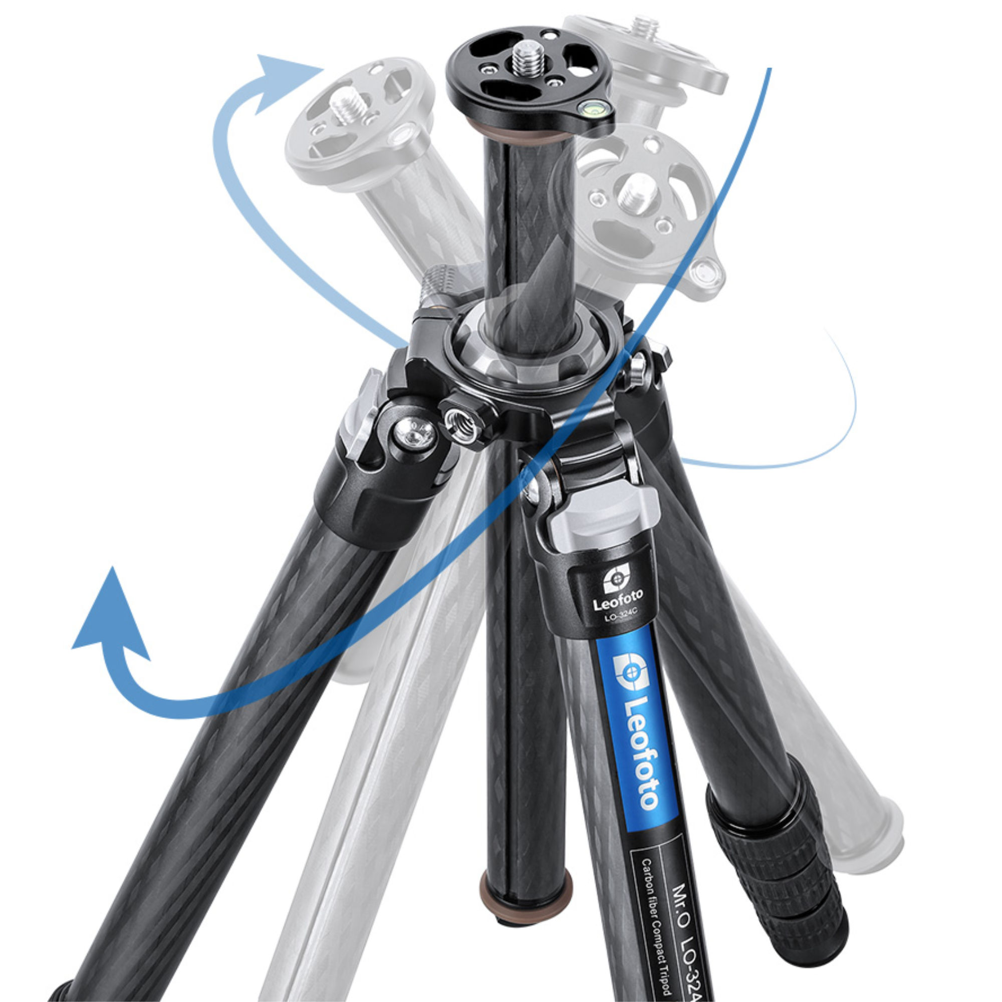 Leofoto LO-324C MR.O Series 4 Section Levelling Centre Column Carbon Fibre Tripod | Landscape Photo Gear 7 Leofoto LO-324C MR.O Series 4 Section Levelling Centre Column Carbon Fibre Tripod Leofoto MR. O Series Tripods | Landscape Photo Gear | 7