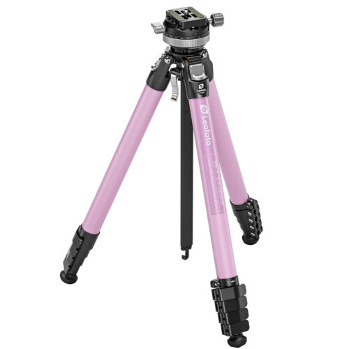 Leofoto LY-265CF-P Mr.Y Series Carbon Fibre Tripod with Inverted Ball Head – Pink Camera Support Systems | Landscape Photo Gear |
