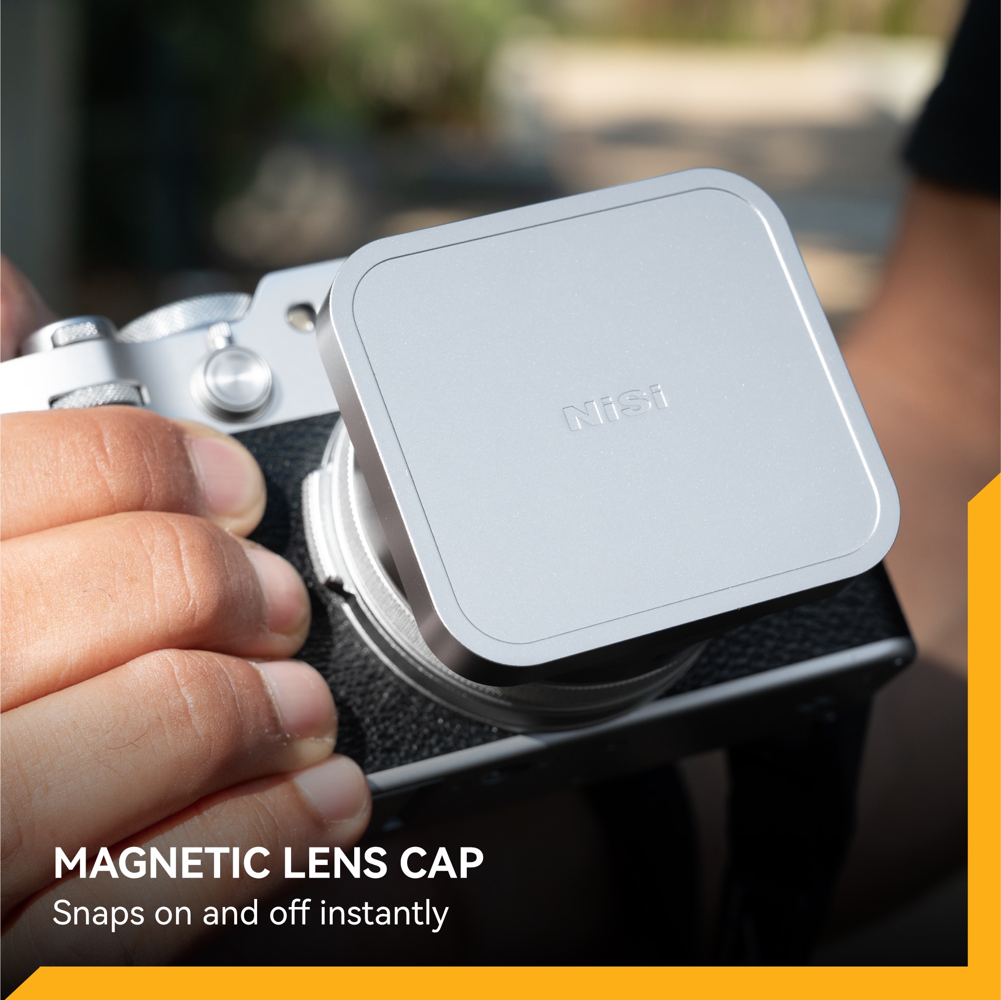 NiSi JetMag Pro Lens Hood Kit for Fuji X100 Series (Silver) – NC UV Filter with 49mm Filter Adaptor, Push On Square Lens Hood and Magnetic Lens Cap for Fujifilm X100/X100S/X100F/X100T/X100V/X100VI | Landscape Photo Gear 3 NiSi JetMag Pro Lens Hood Kit for Fuji X100 Series (Silver) – NC UV Filter with 49mm Filter Adaptor, Push On Square Lens Hood and Magnetic Lens Cap for Fujifilm X100/X100S/X100F/X100T/X100V/X100VI Filter Systems for Compact Cameras | Landscape Photo Gear | 3