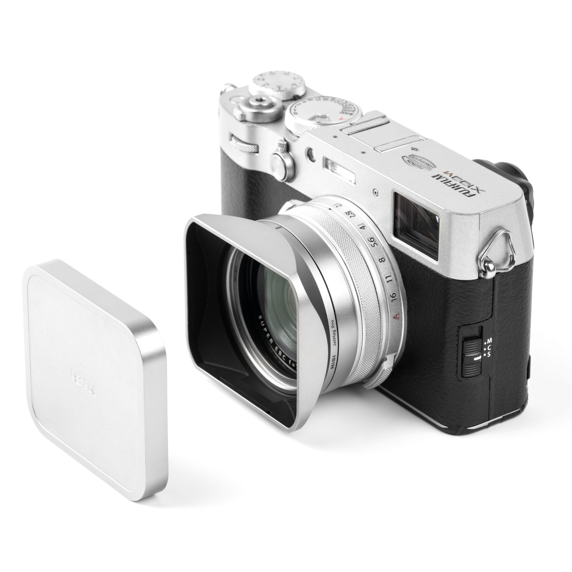NiSi JetMag Pro Lens Hood Kit for Fuji X100 Series (Silver) – NC UV Filter with 49mm Filter Adaptor, Push On Square Lens Hood and Magnetic Lens Cap for Fujifilm X100/X100S/X100F/X100T/X100V/X100VI | Landscape Photo Gear 16 NiSi JetMag Pro Lens Hood Kit for Fuji X100 Series (Silver) – NC UV Filter with 49mm Filter Adaptor, Push On Square Lens Hood and Magnetic Lens Cap for Fujifilm X100/X100S/X100F/X100T/X100V/X100VI Filter Systems for Compact Cameras | Landscape Photo Gear | 16