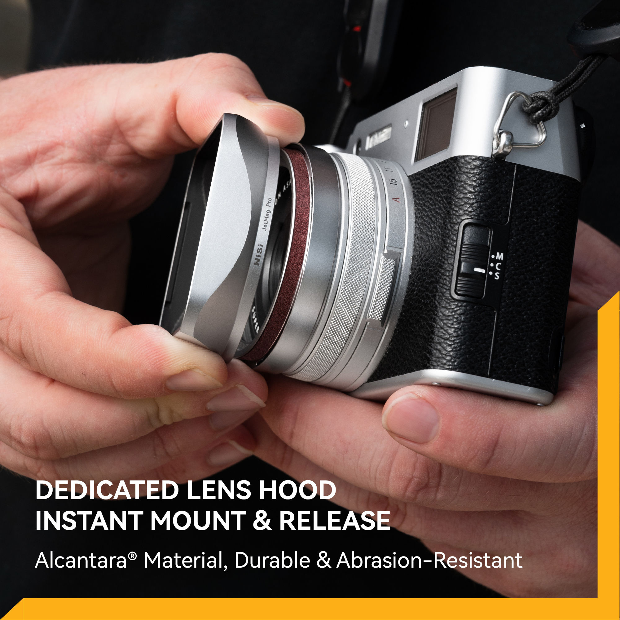 NiSi JetMag Pro Lens Hood Kit for Fuji X100 Series (Silver) – NC UV Filter with 49mm Filter Adaptor, Push On Square Lens Hood and Magnetic Lens Cap for Fujifilm X100/X100S/X100F/X100T/X100V/X100VI | Landscape Photo Gear 4 NiSi JetMag Pro Lens Hood Kit for Fuji X100 Series (Silver) – NC UV Filter with 49mm Filter Adaptor, Push On Square Lens Hood and Magnetic Lens Cap for Fujifilm X100/X100S/X100F/X100T/X100V/X100VI Filter Systems for Compact Cameras | Landscape Photo Gear | 4