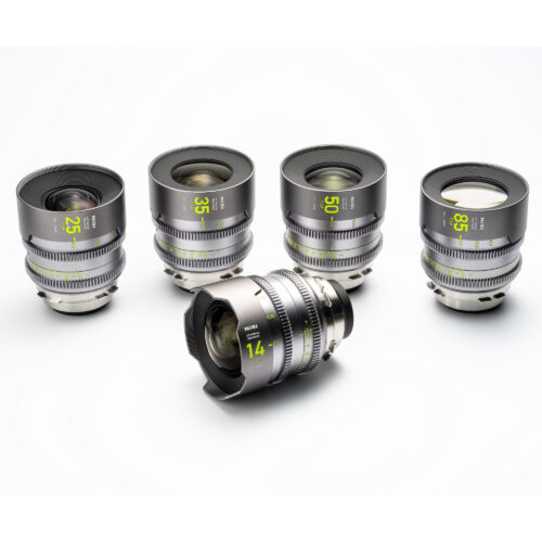 NiSi ATHENA PRIME Rewind Full Frame Cinema Lens Kit with 5 Lenses 14mm T2.4, 25mm T1.9, 35mm T1.9, 50mm T1.9, 85mm T1.9 + Hard Case (PL Mount) ATHENA REWIND | Landscape Photo Gear |